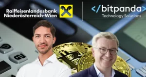 La première banque européenne à se lancer dans les crypto : Raiffeisen révolutionne le paysage bancaire avec Bitpanda Lukas-Enzersdorfer-Konrad Bitpanda and Michael Höllerer Raffein bank