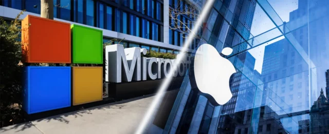Microsoft Vs Apple : la course à la Capitalisation, Microsoft en avance. Apple vs Microsoft