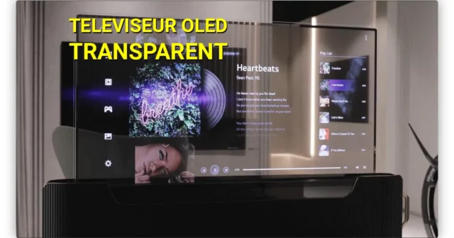 Écran de télévision transparent : Préparez-vous pour une révolution. TV Oled transparent