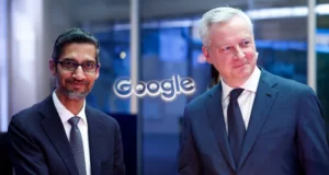 Bruno Le Maire à l’inauguration du centre de Google à Paris Bruno Le Maire à l'inauguration du centre de Google Paris
