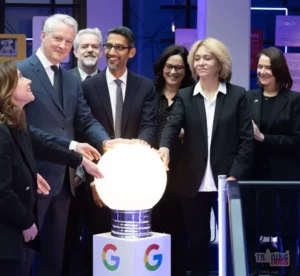 Bruno Le Maire - Valérie Pécresse inauguration du centre de Google Paris