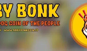 Baby Bonk successeur de DogeCoin ? BabyBonk web banner