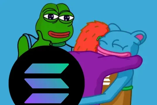 Brett la crypto mascotte de Solana Animation mascotte de Brett